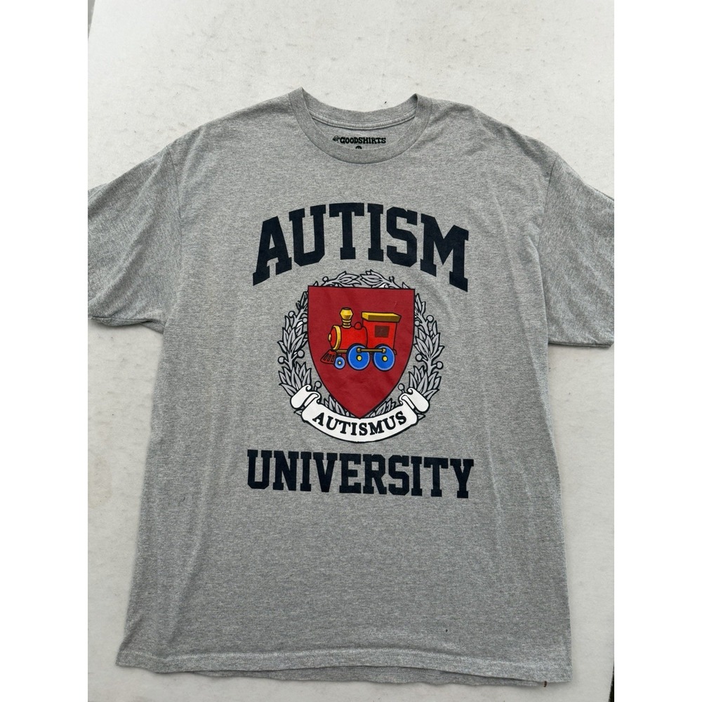 Autism Shirt Proud Autism University Shirt Neurodivergent Size XL Spellout Meme